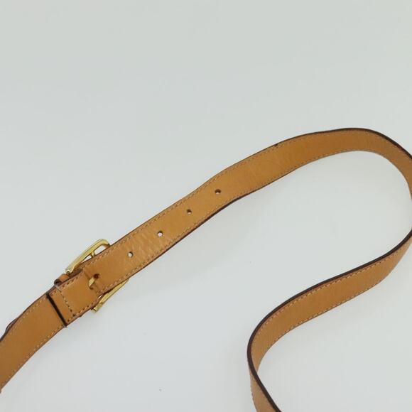 CELINE Macadam Canvas Shoulder Bag Pvc Leather Brown Gold - Picture 8 of 13